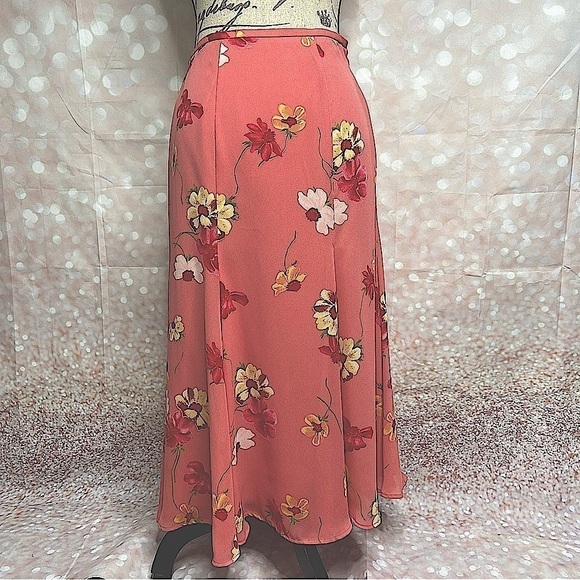 Kasper Floral Print Skirt 6 - Picture 1 of 6
